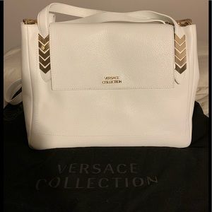Women’s Leather Versace Collection Handbag.